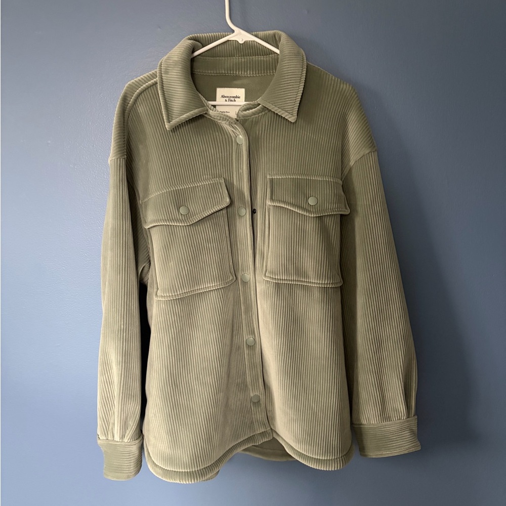 Abercrombie & Fitch Sage Corduroy Shirt Jacket